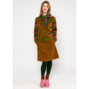 BLUTSGESCHWISTER Scarf BG Square Twinkle picnic with apples