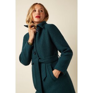 KING LOUIE Arabella Coat Kennedy Urban Green – Womens Wool Coat