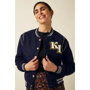 KING LOUIE Varsity Jacket Arizona Evening Blue –...