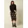 KING LOUIE Midi Skirt Glim black