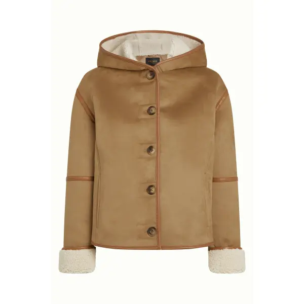 KING LOUIE Iva Jacket Lammy natural