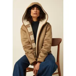 KING LOUIE Iva Jacket Lammy natural