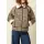 KING LOUIE Monia Coat Basso Check marzipan