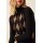 KING LOUIE Boxy Spencer Glim black – Geometric Cotton Knitted Vest