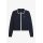FRED PERRY Zip-Through Knitted Shirt navy