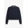 FRED PERRY Zip-Through Knitted Shirt navy