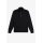 FRED PERRY Sweatshirt mit halblangem Reißverschluss navy/ brandy/ rich brown