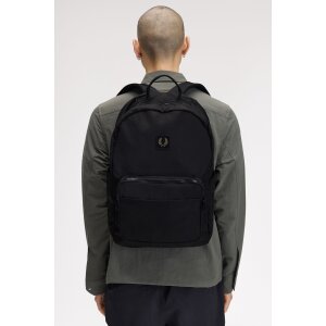 FRED PERRY Crinkle Nylon Backpack black