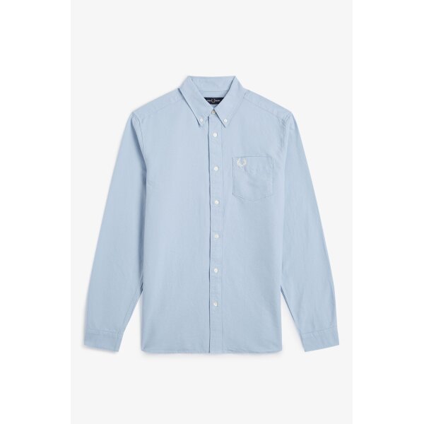 FRED PERRY Oxford Shirt light smoke