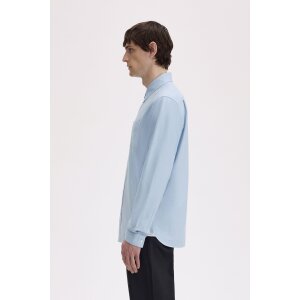 FRED PERRY Oxford Shirt light smoke