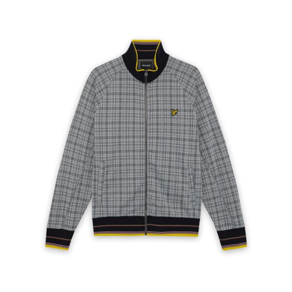 LYLE & SCOTT Hawick Baumwoll-Karojacke mid grey marl
