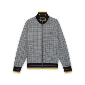LYLE & SCOTT Hawick Baumwoll-Karojacke mid grey marl