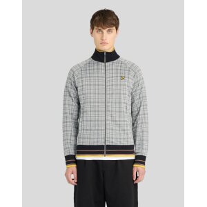 LYLE & SCOTT Hawick Baumwoll-Karojacke mid grey marl