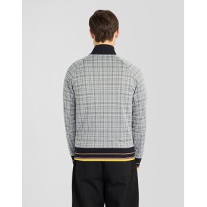 LYLE & SCOTT Hawick Baumwoll-Karojacke mid grey marl