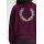FRED PERRY Sweatshirt mit Lorbeerkranz plum