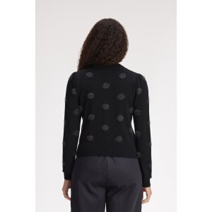FRED PERRY Amy Winehouse Polka Dot Jumper black