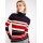 BLUTSGESCHWISTER Rollkragenpullover Jazz & Chill Out vintage varsity stripe