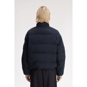 FRED PERRY Wattierte Damenjacke mit Raglanärmeln navy