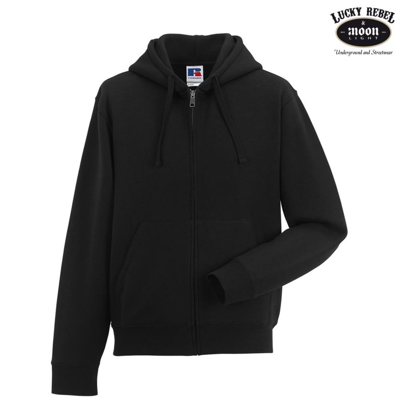 RUSSELL Authentic Zipped Hood black S
