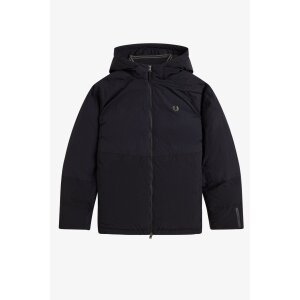FRED PERRY Gefütterte Jacke mit durchgehendem...