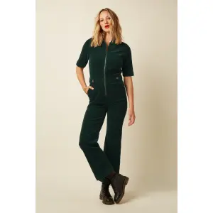 KING LOUIE Garbo Jumpsuit Corduroy pine green