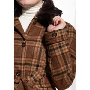 QUEEN KEROSIN Vintage 50s Coat brown