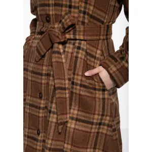 QUEEN KEROSIN Vintage 50s Coat brown