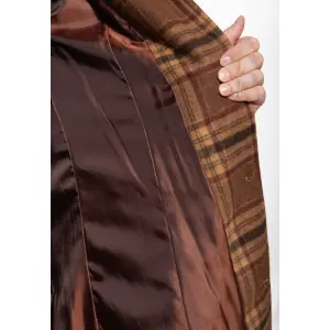QUEEN KEROSIN Vintage 50s Coat brown