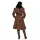 QUEEN KEROSIN Vintage 50s Coat brown