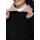 QUEEN KEROSIN Damen Vintage Jacke mit Teddykragen black