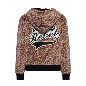 QUEEN KEROSIN Womens Hoodie Wild Rebel Leo