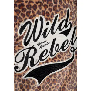 QUEEN KEROSIN Kapuzenpullover Wild Rebel in Leo