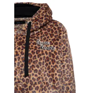 QUEEN KEROSIN Kapuzenpullover Wild Rebel in Leo