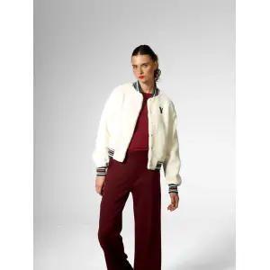 MADEMOISELLE YéYé Cosy League College Jacket white