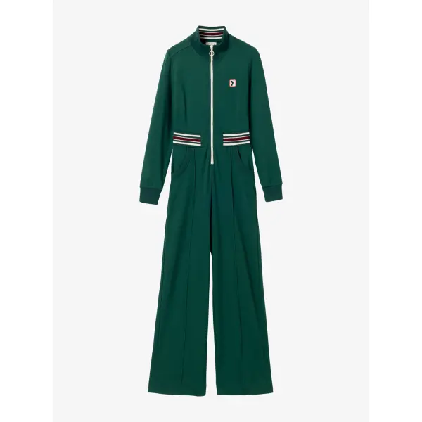 MADEMOISELLE YéYé Retro Style Jumpsuit aus Bio-Baumwolle forest biome