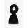 FRED PERRY Schal aus Merinowolle black/ dark caramel
