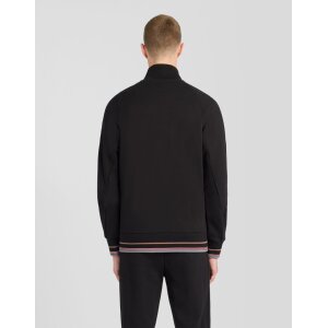 LYLE & SCOTT Trainingsjacke mit Baumwollbündchen  jet black