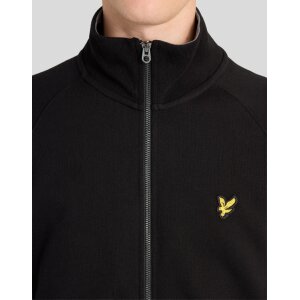 LYLE & SCOTT Trainingsjacke mit Baumwollbündchen  jet black