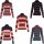 BLUTSGESCHWISTER Jazz & Chill Out Turtleneck Sweater – Vintage Varsity Stripe