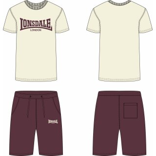 ecru/ oxblood