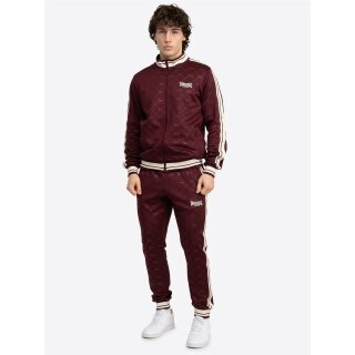 oxblood/ecru