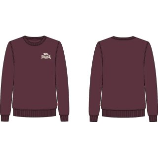 oxblood/ ecru