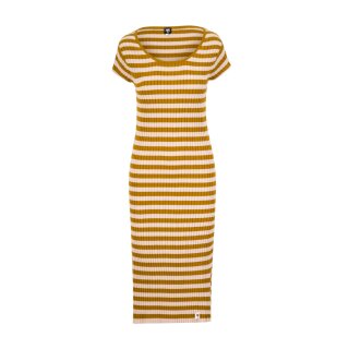 chic knit stripe brown
