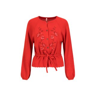 rosy red dream knit